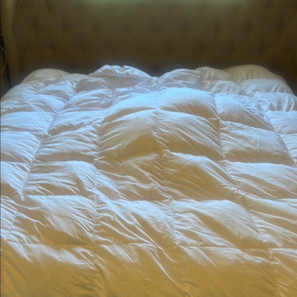 Luxurious White Down Comforter